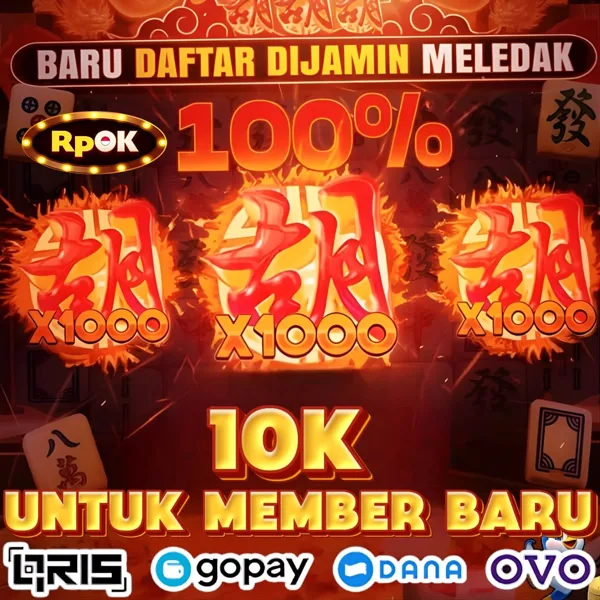 RPOK Bonus Member Baru 100%